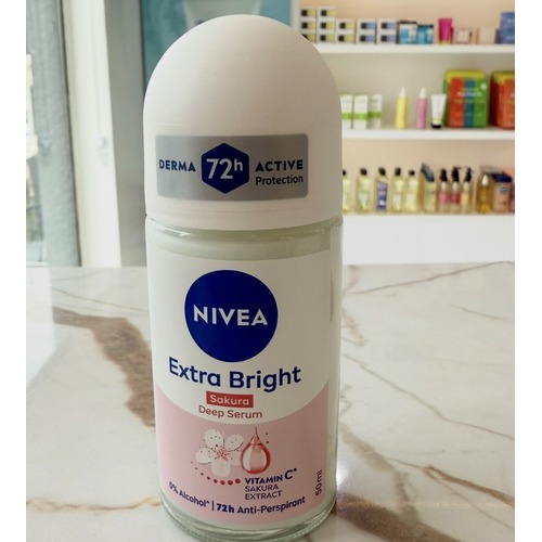 Buy the original Nivea Brightening Deep Serum Bright & Firm Sakura Deodorant Roll | 50ml in Ibadan Nigeria