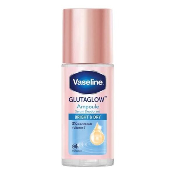 Buy the original Vaseline GlutaGlow Ampoule Deodorant Bright Dry | 45ml in Ibadan Nigeria