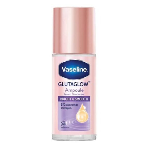 Buy the original Vaseline GlutaGlow Ampoule Deodorant  Bright & Smooth | 45ml in Ibadan Nigeria