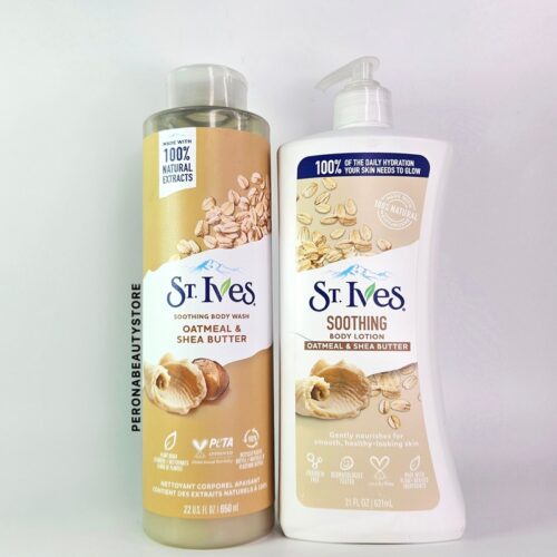Buy the original (Combo Deal) St Ives Duo- St Ives Soothing Body Wash Oatmeal And Shea Butter  & St Ives Soothing Oatmeal & Shea Butter Body Lotion in Ibadan Nigeria
