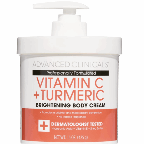 Buy the original Advanced Clinicals Vitamin C + Turmeric Brightening Face And Body Cream in Ibadan Nigeria