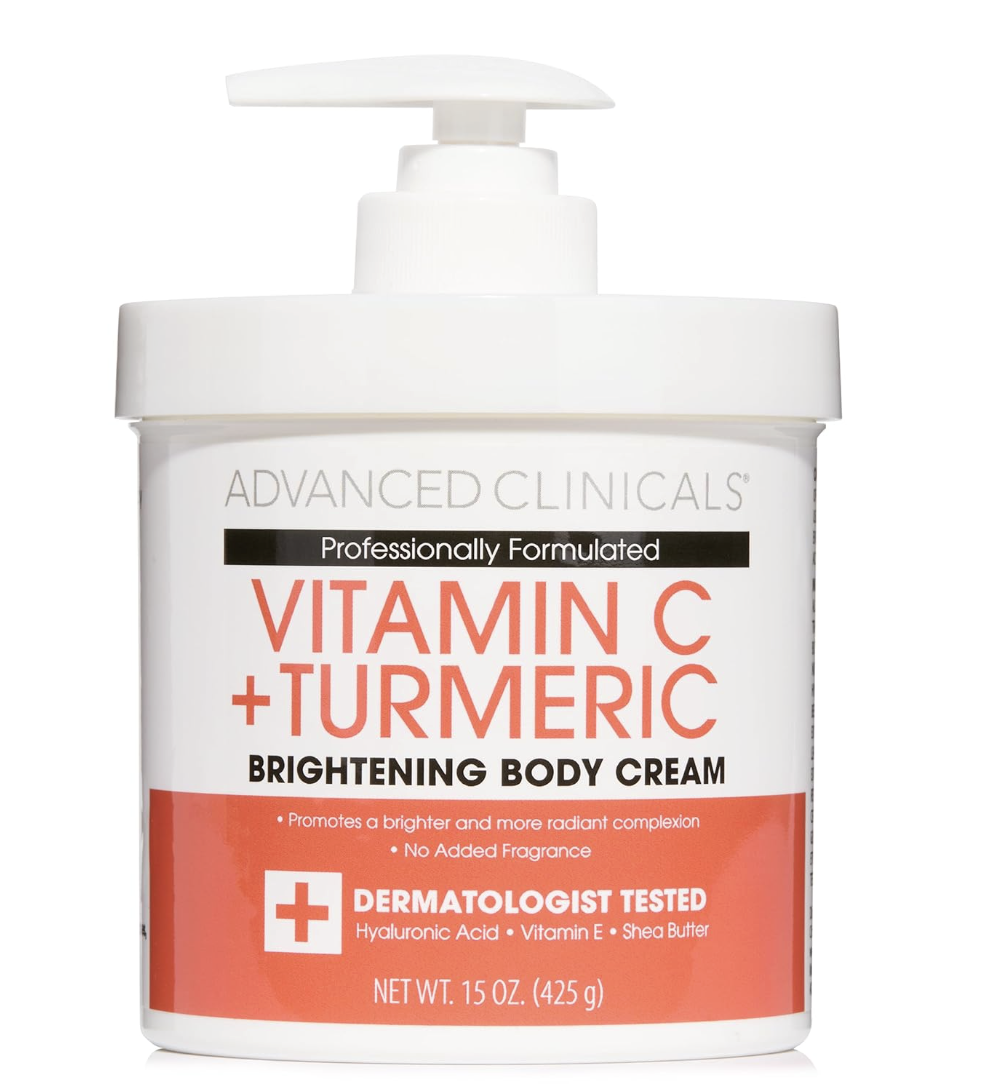 Buy the original Advanced Clinicals Vitamin C + Turmeric Brightening Face And Body Cream in Ibadan Nigeria