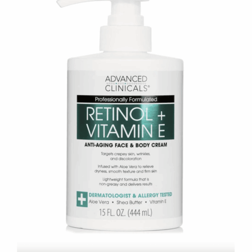 Buy the original Advanced Clinicals Retinol + Vitamin E Cream 444ml in Ibadan Nigeria