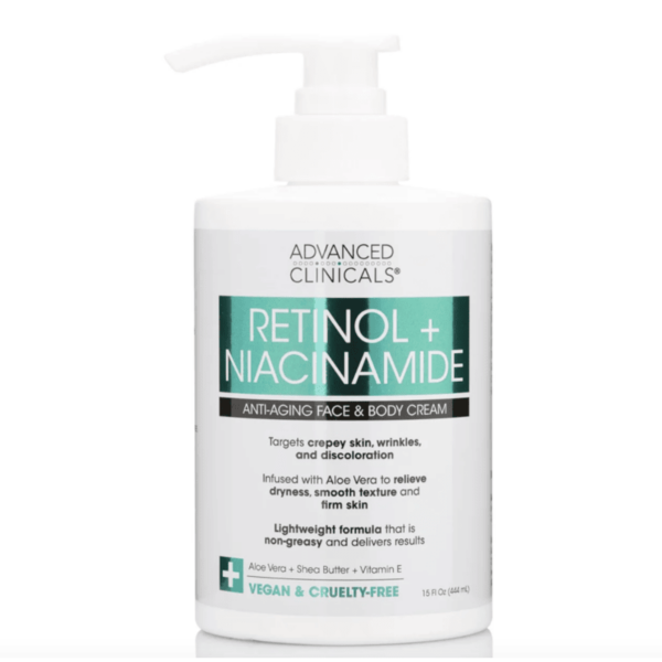 Buy the original Advanced Clinicals Retinol + Vitamin E Cream 444ml in Ibadan Nigeria