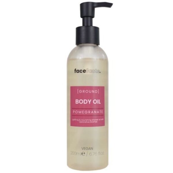 Buy the original Face Facts Ground Body Oil Pomegranate | 200ml in Ibadan Nigeria