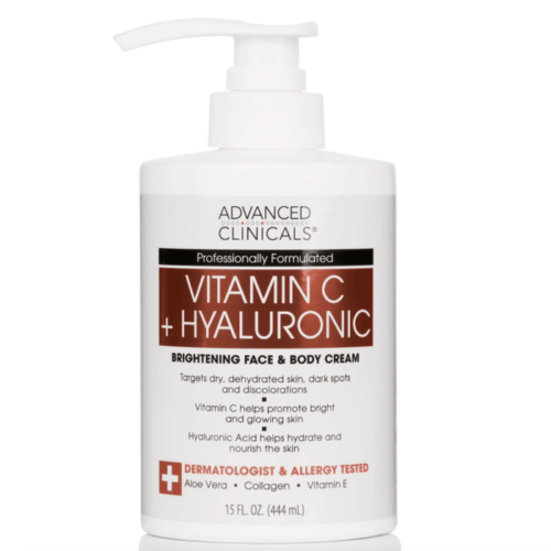 Buy the original Advanced Clinicals Vitamin C + Hyaluronic Brightening Cream in Ibadan Nigeria