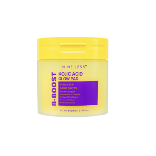 Buy the original Nineless B-Boost Kojic Acid Glow Toner Pad 80pads in Ibadan Nigeria