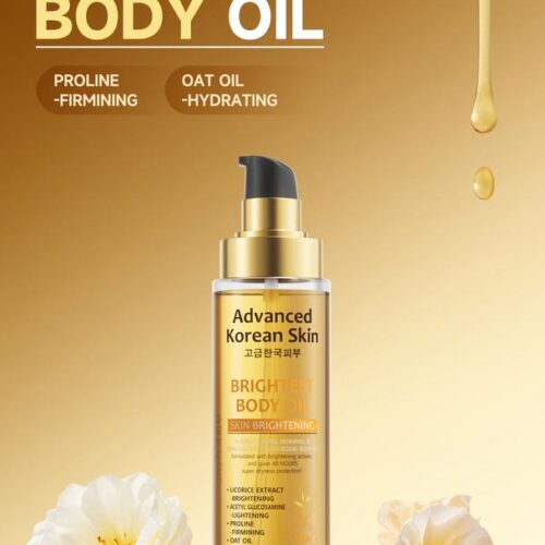 Buy the original Advanced Korean Skin Brightest Body Oil in Ibadan Nigeria