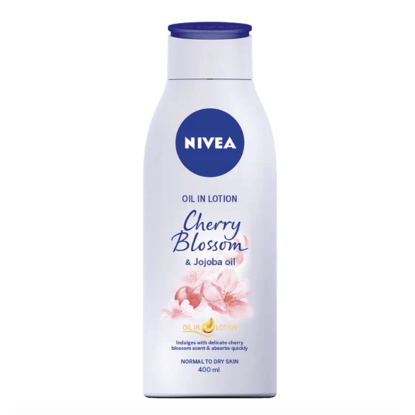 Buy the original Nivea Oil in lotion cherry blossom & jojoba oil in Ibadan Nigeria