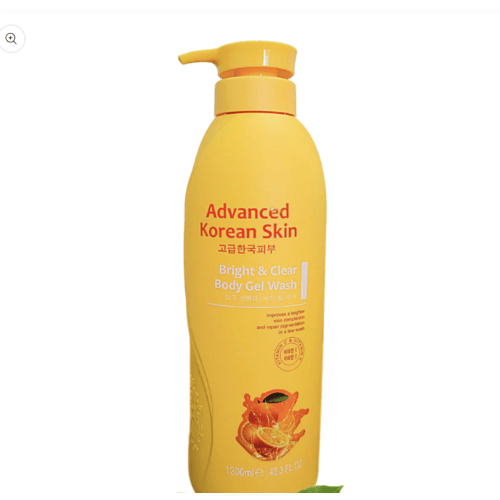 Buy the original Advanced Korean Skin Bright and Clear Vit C & Vit E Body Gel Wash | 1200ml in Ibadan Nigeria
