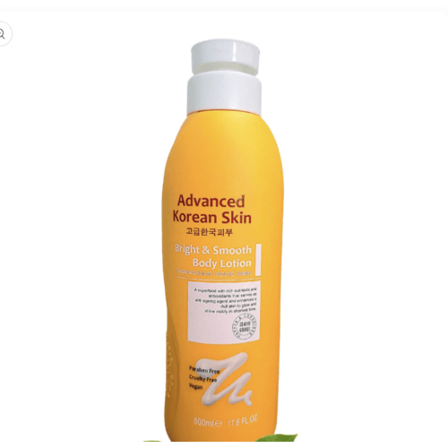 Buy the original Advanced Korean Skin Bright and Smooth Body Lotion |  500ml in Ibadan Nigeria