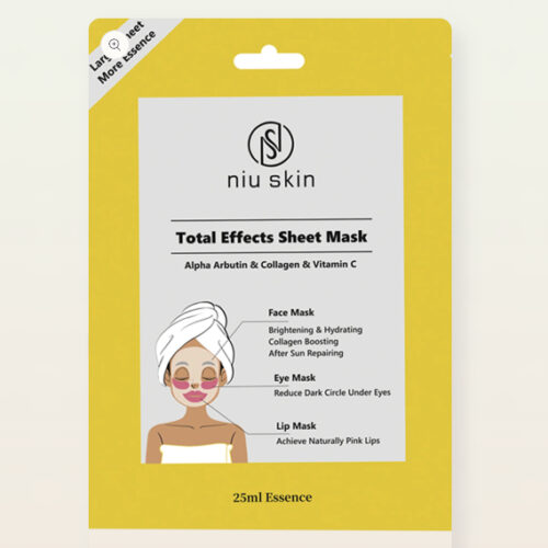Buy the original Niu Skin Total Effect Sheet Mask (Face, Eyes and Lips) in Ibadan Nigeria