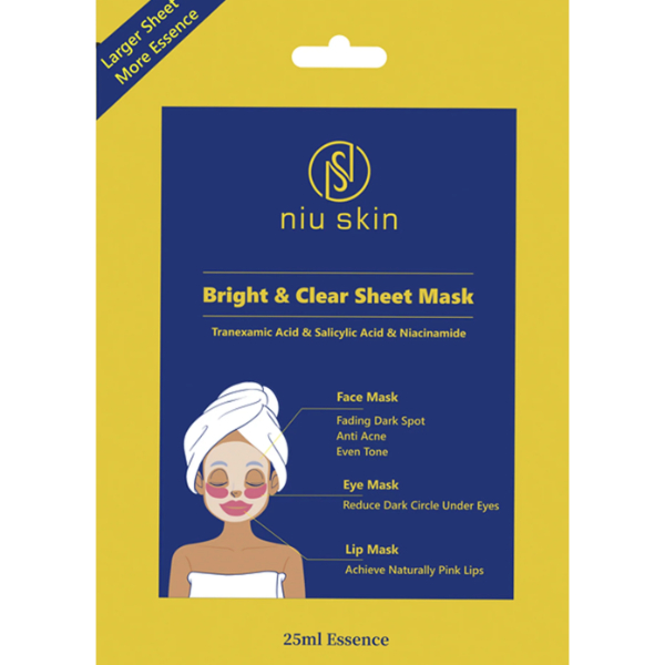 Buy the original Niu Skin Facial Sheet Mask bright and clear sheets mask (Face, Eyes and Lips) in Ibadan Nigeria