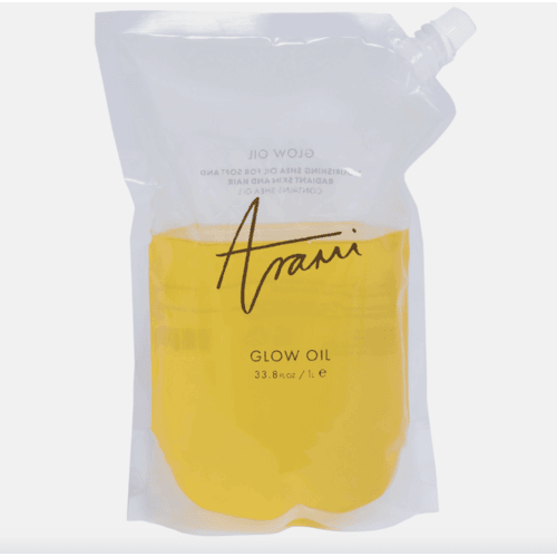 Buy the original Arami Glow Oil - Refill (1 litre pouch) Vanilla Spice in Ibadan Nigeria