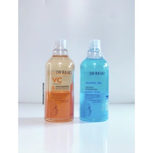 Buy the original (Combo Deal) Dr Rashel Hyaluronic Acid Instant Hydration Essence Toner & Dr Rashel Vitamin C & Niacinamide Brightening Essence Toner 500ml in Ibadan Nigeria