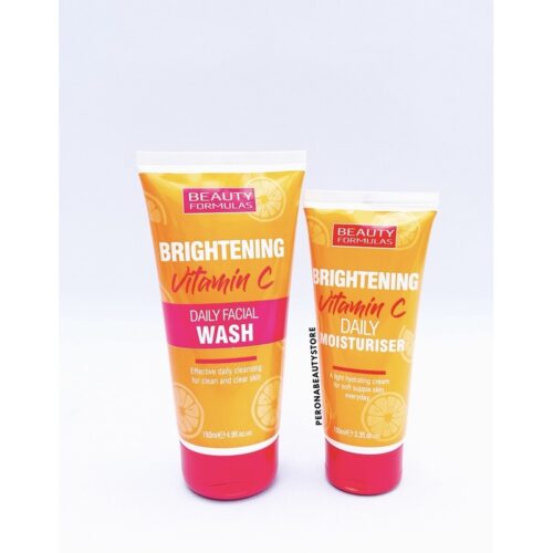Buy the original (Combo Deal) Beauty Formulas Brightening Vitamin C Daily Facial Wash &  Beauty Formulas Brightening Vitamin C Daily Moisturizer 100ml in Ibadan Nigeria