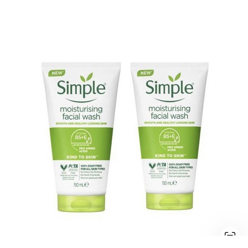 Buy the original (Combo Deal) Simple Moisturising Face Wash | 2pcs in Ibadan Nigeria