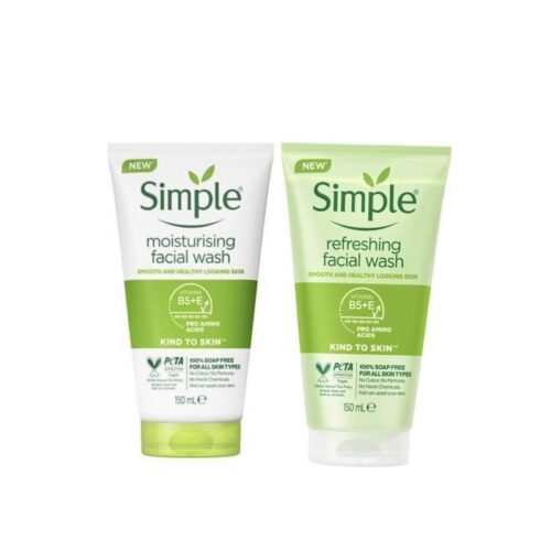 Buy the original (Combo Deal) Simple Moisturising Face Wash & Simple Refreshing Facial Wash in Ibadan Nigeria