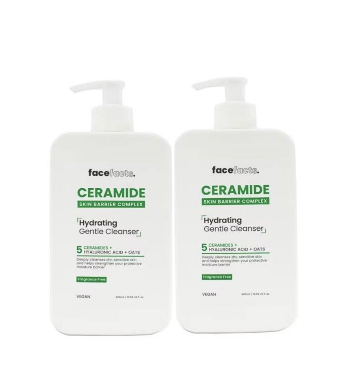 Buy the original (Combo Deal) Face Facts Ceramide Hydrating Gentle Cleanser 400ml | 2pcs in Ibadan Nigeria