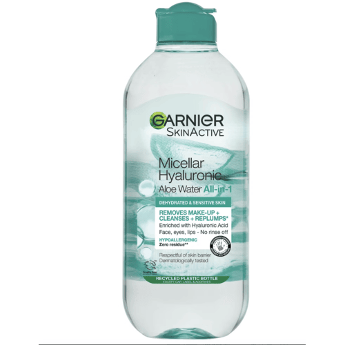 Buy the original Garnier Micellar Hyaluronic Aloe Water 400ml in Ibadan Nigeria