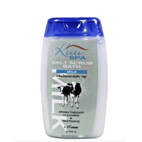 Buy the original Kuu Spa Milk Salt Scrub Bath 450ml in Ibadan Nigeria