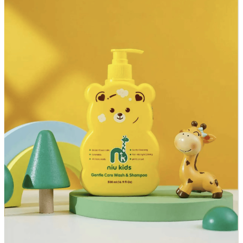 Buy the original Niu Kids Gentle Care Wash & Shampoo Two in One 500ml in Ibadan Nigeria