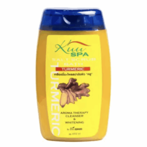 Buy the original Kuu Spa Turmeric Salt Scrub Bath 450ml in Ibadan Nigeria