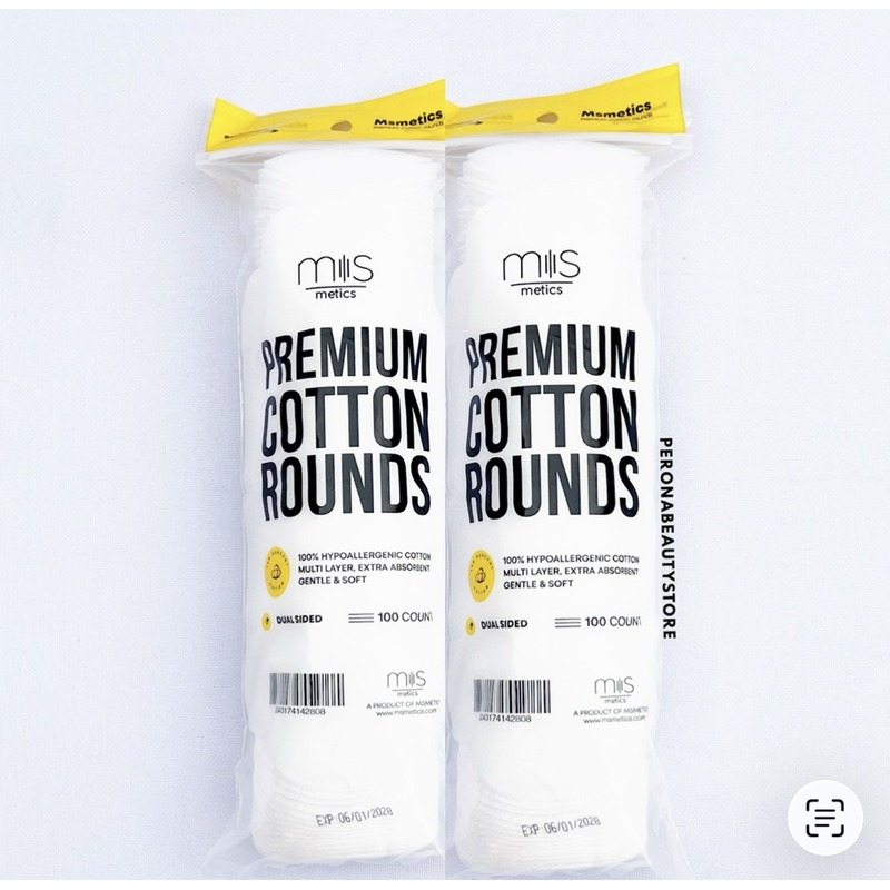 Buy the original (Combo Deal) Msmetics Premium Cotton pads 100counts | 2pcs in Ibadan Nigeria