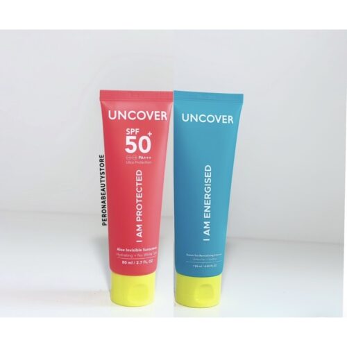 Buy the original (Combo Deal) Uncover Aloe Invisible Sunscreen 80ml & Uncover I Am Energised Green Tea Revitalising Cleanser 120ml in Ibadan Nigeria