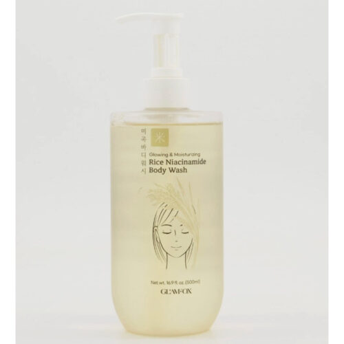 Buy the original Glamfox Rice Niacinamide Body Wash 500ml in Ibadan Nigeria