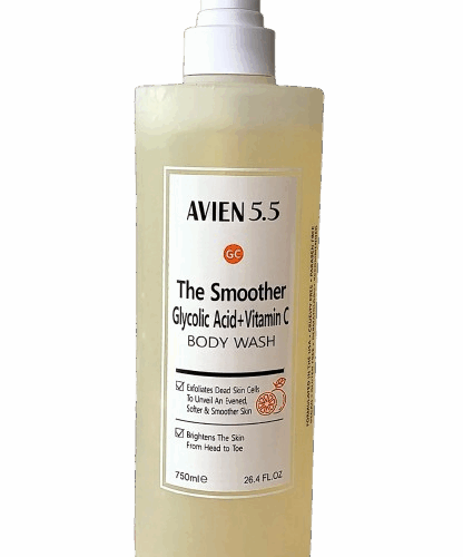 Buy the original Avien 5.5 The Smoother Glycolic Acid + Vitamin C Body Wash | 750ml in Ibadan Nigeria