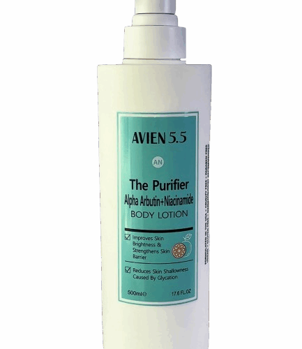 Buy the original Avien 5.5 The Purifier Alpha Arbutin + Niacinamide Body Lotion 500ml in Ibadan Nigeria