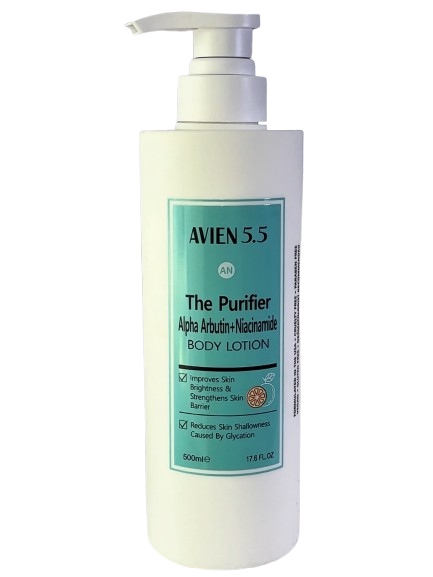 Buy the original Avien 5.5 The Purifier Alpha Arbutin + Niacinamide Body Lotion 500ml in Ibadan Nigeria