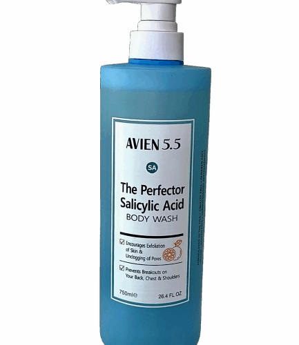 Buy the original Avien 5.5 The Perfector Salicylic Acid Body Wash  750ml in Ibadan Nigeria