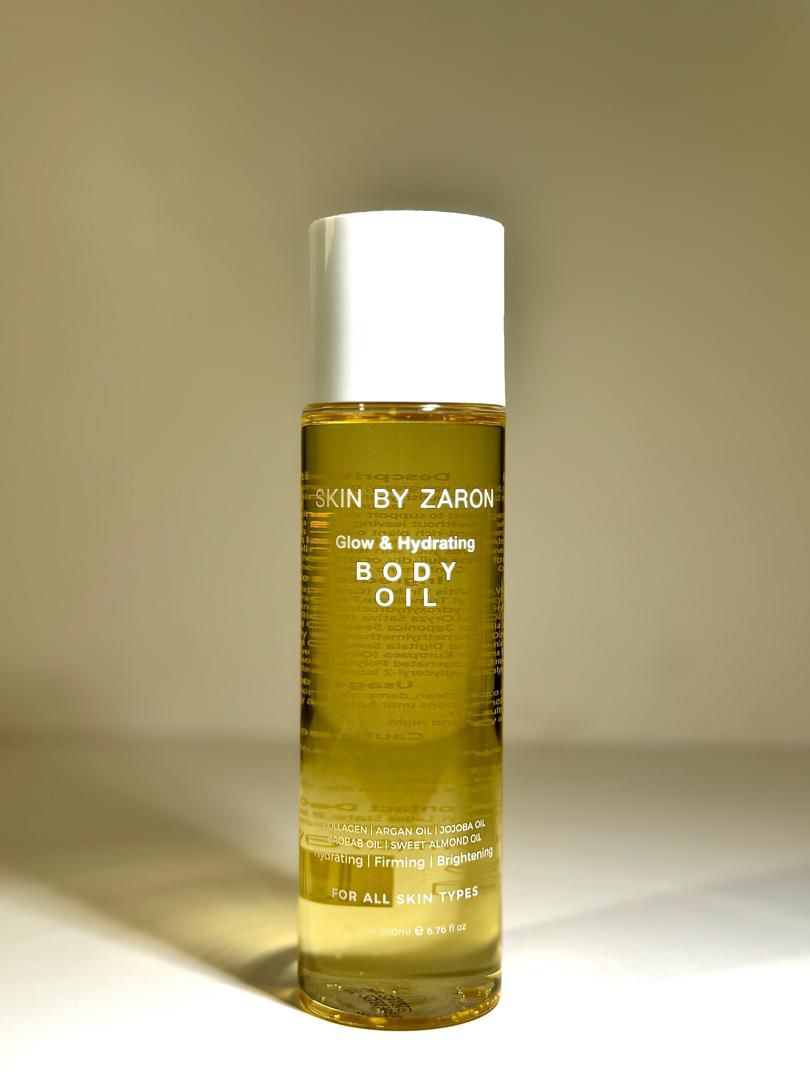 Buy the original Skin By Zaron Glow & Hydrating Body Oil | 200ml in Ibadan Nigeria