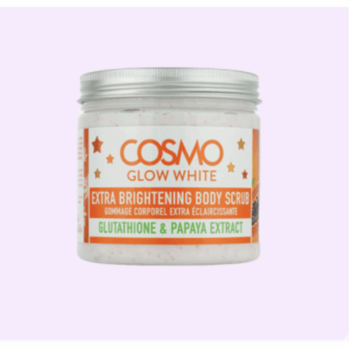 Buy the original Cosmo Glow White Extra Brightening Body Scrub in Ibadan Nigeria