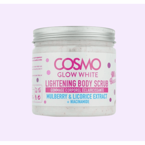 Buy the original Cosmo Glow White Lightening Body Scrub in Ibadan Nigeria