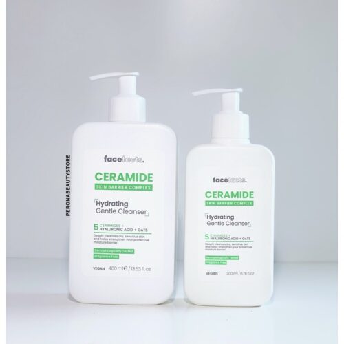 Buy the original (Combo Deal) FaceFacts Ceramide Hydrating Gentle Cleanser 400ml & 200ml in Ibadan Nigeria