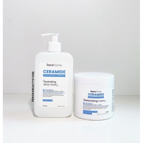 Buy the original (Combo Deal) Face Facts ceramide Hydrating Body Wash & Face Facts ceramide Moisturising Body Cream | 454ml in Ibadan Nigeria