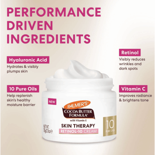 Buy the original Palmers Skin Therapy Retinol-10 Face Cream in Ibadan Nigeria