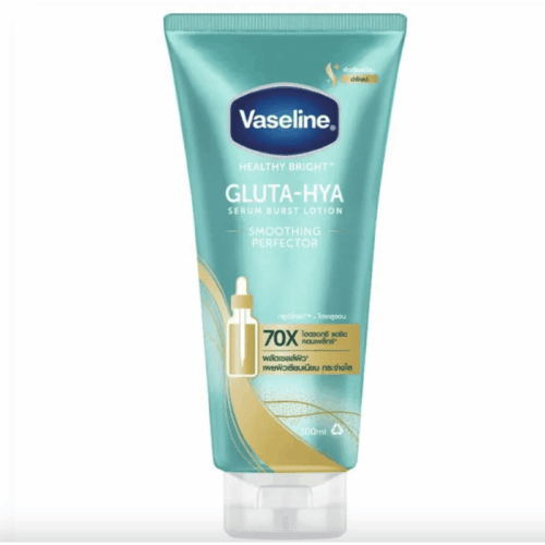 Buy the original Vaseline Healthy Bright Gluta-Hya Serum Burst Lotion Smoothing Perfector 300ml in Ibadan Nigeria