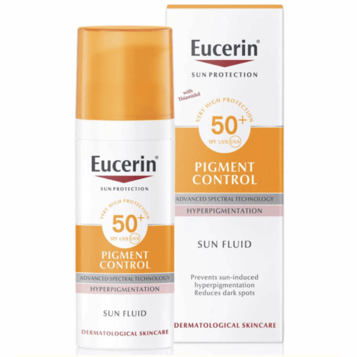 Buy the original Eucerin Pigment Control Sun Fluid SPF50+ for Hyperpigmentation 50ml in Ibadan Nigeria