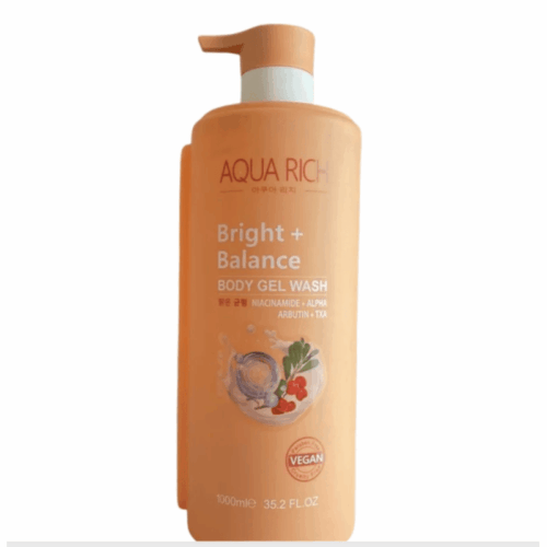 Buy the original Aqua Rich Bright + Balance Body Gel Wash - 1L in Ibadan Nigeria